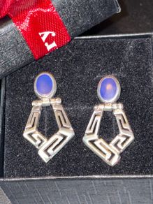 Silver earrings