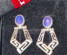 Silver earrings