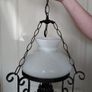 Antique French lustre ceiling lamp Image 3