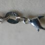Vintage Sterling Silver 925  Oval Pendant Necklace with Cubic Zirconia Stones length 18" - 9,7g Image 10