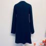Zara Navy Knit Dress with Pockets Detail and Gold Buttons. Size S Image 4