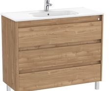 Roca Tenet floor standing 3 drawer unit and basin multiple colours see below 985x460x740