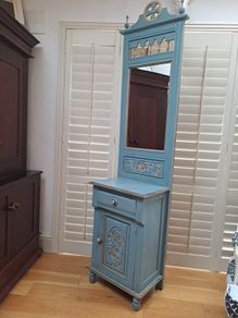 Blue Mahogany Cabinet