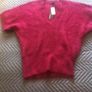 BNWT Ladies Red Jumper Size 10 Image 2