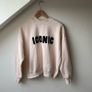 Mint Velvet Cream Slogan Sweatshirt Image 3