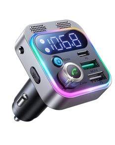 Car Charger/ MP3 Bluetooth FM Transmitter - Black
