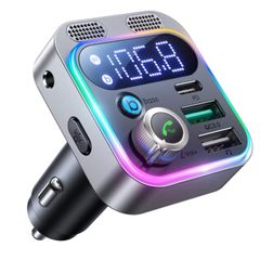 Car Charger/ MP3 Bluetooth FM Transmitter - Black