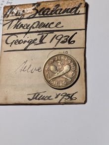 New Zealand 3D. 1936 Silver