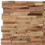 Wall Cladding Panels 10 pcs Recycled Teak Wood Image 5