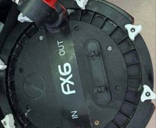 Fluval Fx6 filter 2 pin with great adapter for 3 pin works perfect