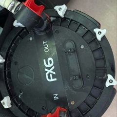 Fluval Fx6 filter 2 pin with great adapter for 3 pin works perfect