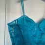 Stunning Blue Debs Dress (strapless or with straps) with sparkle) Image 7