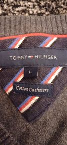 Tommy Hilfiger Cashmere Grey Vest Jumper (L)
