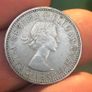 1957 One Shilling Elizabeth II Image 2