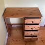 Solid Wooden Dressing Table With Matching Arched Mirror Image 3