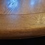 Round oak table with chairs Image 3