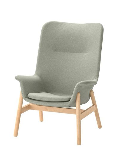 light green armchair