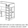 IKEA loft bed Image 6
