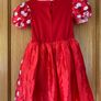 Disney Minnie Mouse Red & White Polka Dot Costume / Halloween Dress Image 9
