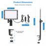 Neewer 2x Desk Mount RGB LED Light Kit with C-Clamp Stand - 61411 Image 3