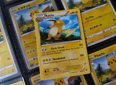 Raichu ! Non Holo Rare ! from XY Set ! 2014 ! Pokemon Card !