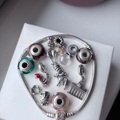 Pandora bracelet with charms