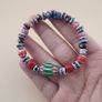 Vintage Venetian Style mix Glass Bead Bracelet Image 2