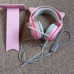 Pink somic headset