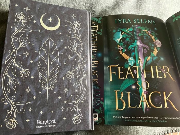 FairyLoot A Feather So Black Lyra Selene SIGNED