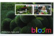2014 Ireland Stampa Members Souvenir Bloom, Phoenix Park Commemorative Stamps Miniature Sheet Overprinted for Stampa Mint Never Hinged (MNH)