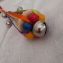 Child's wooden rattle with bells Image 3