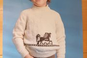 Knitting Pattern - Sweater Boy / Girl - 6 sizes