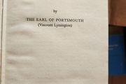 Alternative To Death. The Relationship Between Soil,family And Community.  By The Earl Of Portsmouth (viscount Lymington). 1945 Edition Hardback In Good Condition. See Photos.