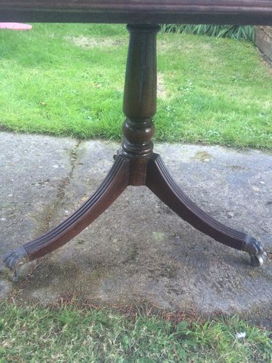 Antique Mahogany Dining Table restoration Project