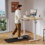 120 x 60 cm Standing Desk, Electric Height Adjustable Desk with 2 Hooks Image 10