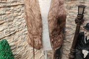 70s inspired faux fur gilet size 42 (M) Festival Season Postage included