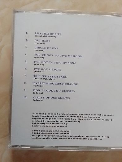 Oleta Adams CD - Circle Of One