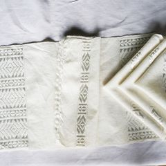 Vintage Embroidered table linen