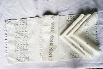 Vintage Embroidered table linen