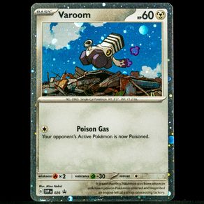 Varoom SVP 026 Cosmos Holo Black Star Promo Rare Pokemon Card