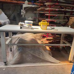 Industrial Mobile Adjustable Table