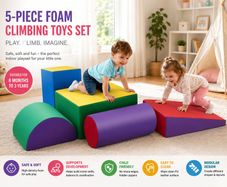 Kids Foam Climbing Toys 5 Piece Set Indoor