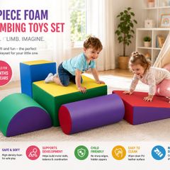 Kids Foam Climbing Toys 5 Piece Set Indoor