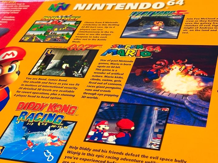 Nintendo N64 Mario Edition Console - Boxed