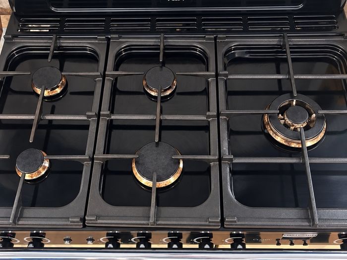 Cream Rangemaster Kitchener 90cm Dual Fuel Range Cooker