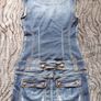 Denim "Sicko19" Dress. Size 8 Image 5