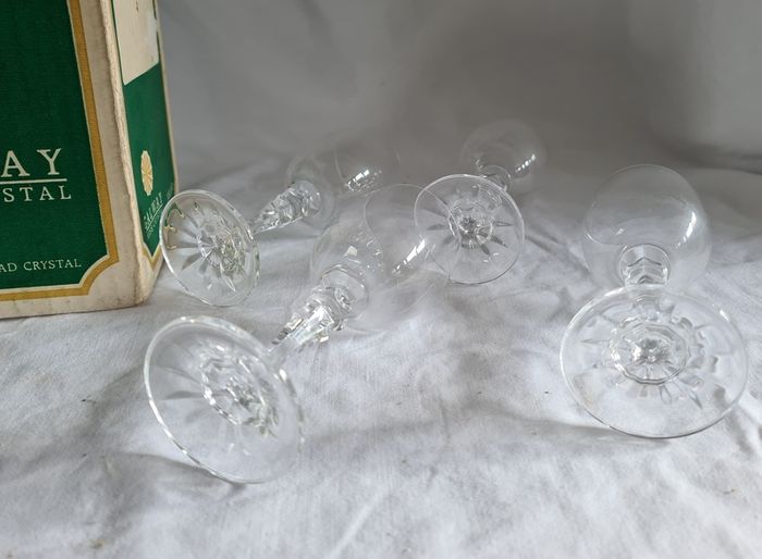 Vintage Galway Crystal sherry Glasses