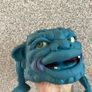 Vintage Drool Boglins Hand Puppet Blue Monster 1987 Image 8