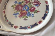 Vintage Portugal's cake plate &amp; utensils