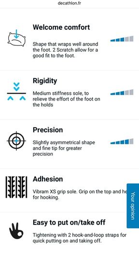 Climbing shoes